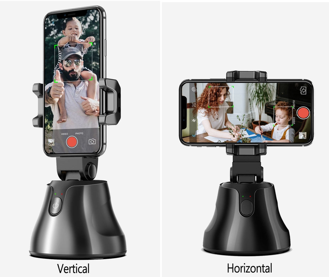 360 Rotation Face tracking Selfie Stick Tripod Holder