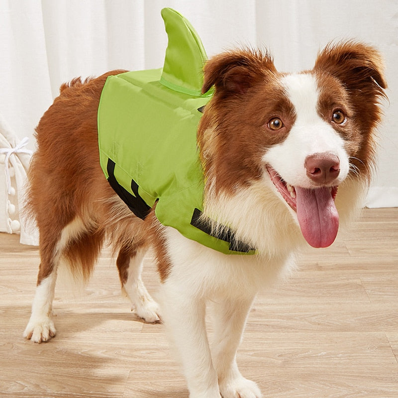 Dog Life Vest Summer Shark