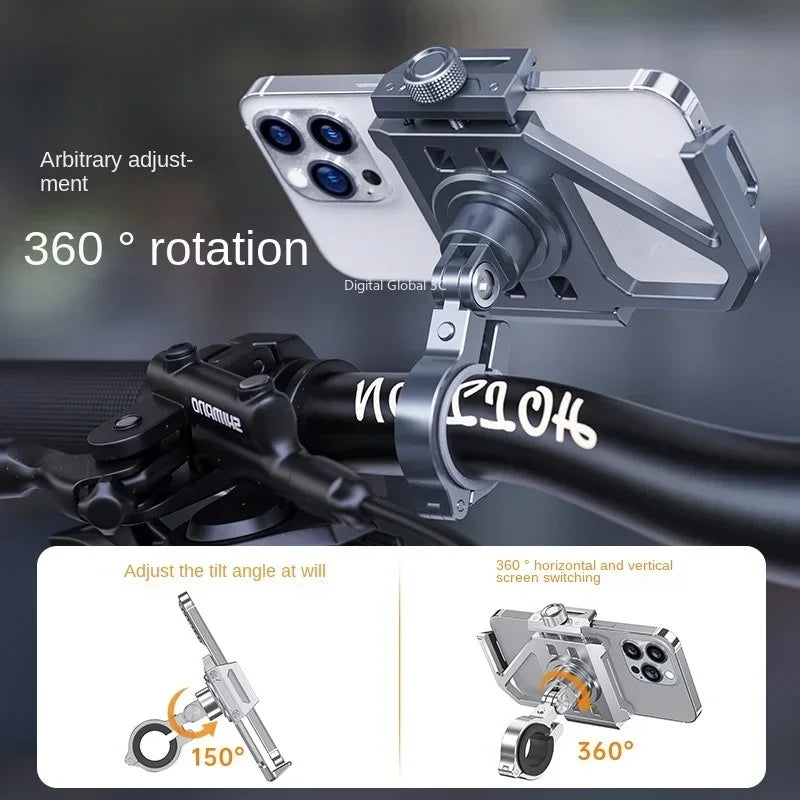 Metal Bicycle and Motorcycle Phone Holder