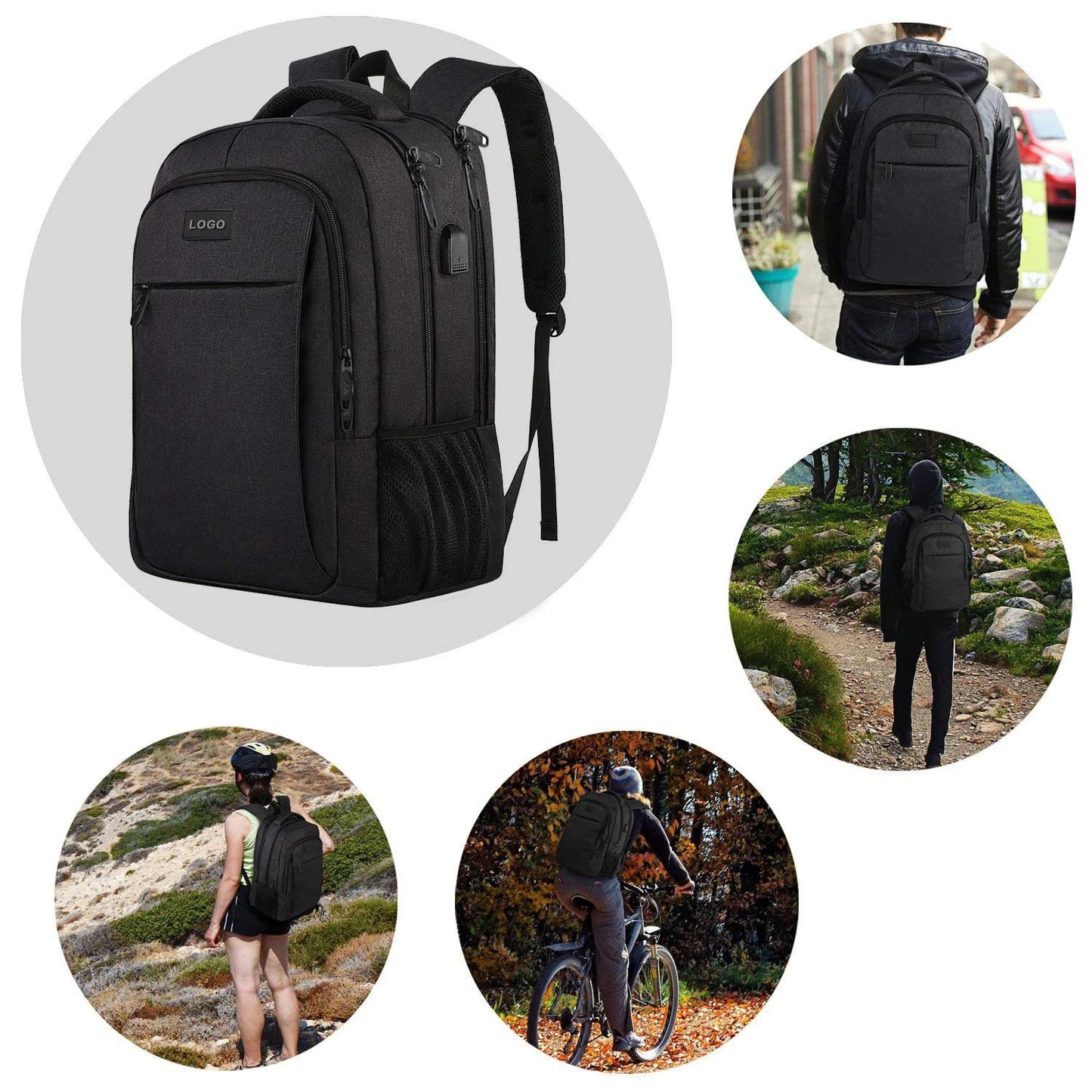 Water Proof BackPack With External USB Port