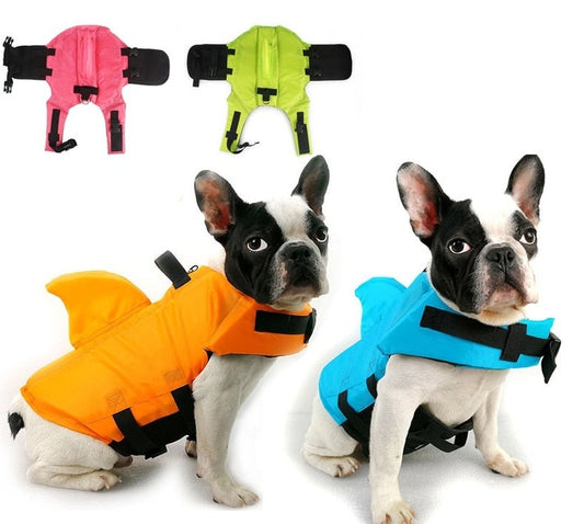 Dog Life Vest Summer Shark