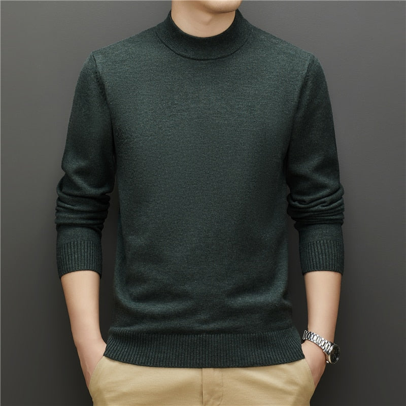 Men's Thick Turtleneck Sweater