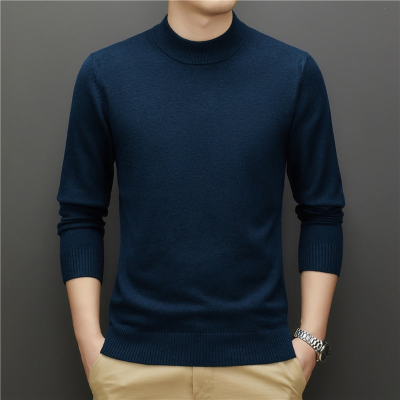 Men's Thick Turtleneck Sweater