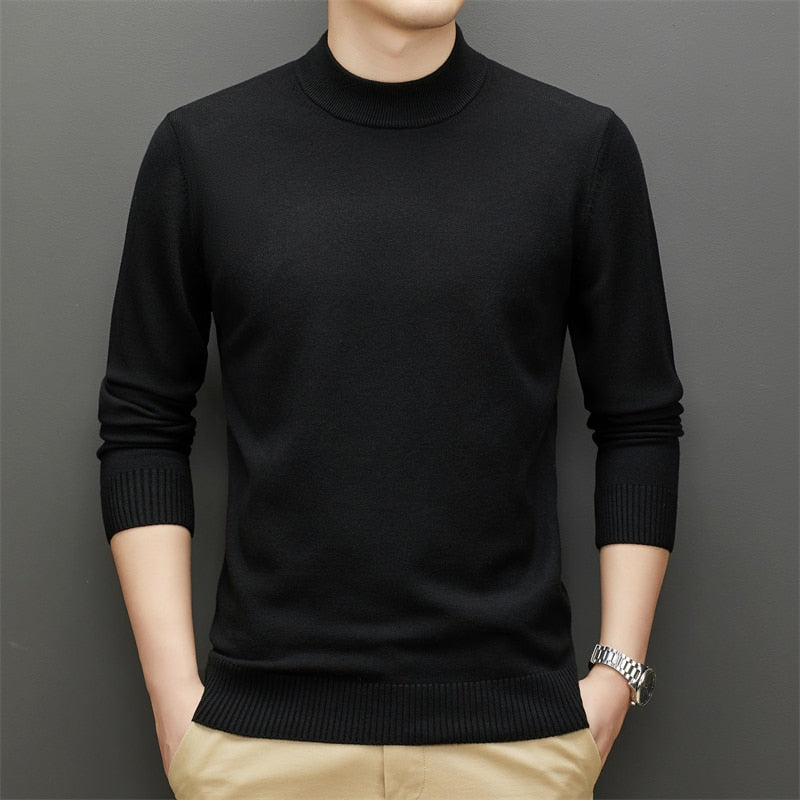 Men's Thick Turtleneck Sweater