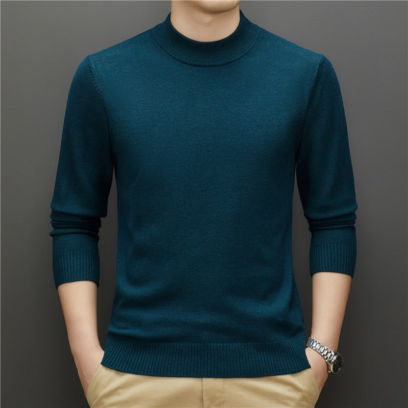 Men's Thick Turtleneck Sweater