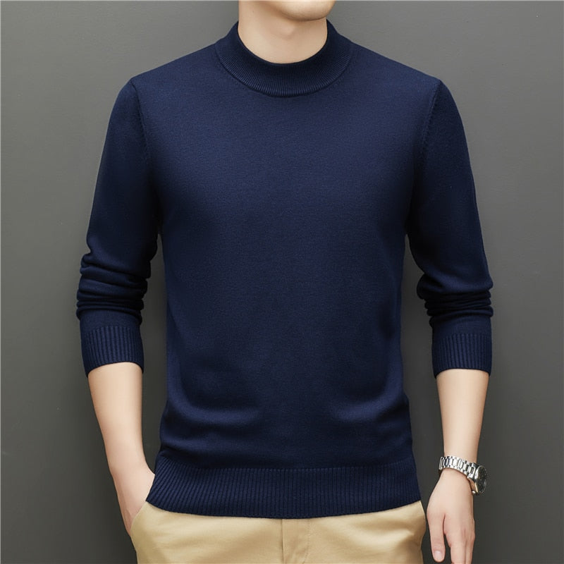 Men's Thick Turtleneck Sweater