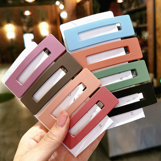 Candy Color Square Hair Clip