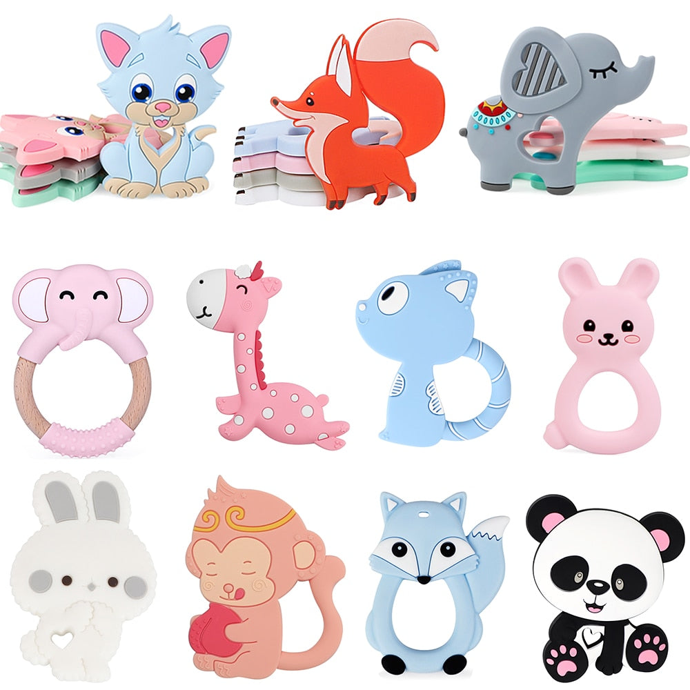 Animal Silicone Teethers