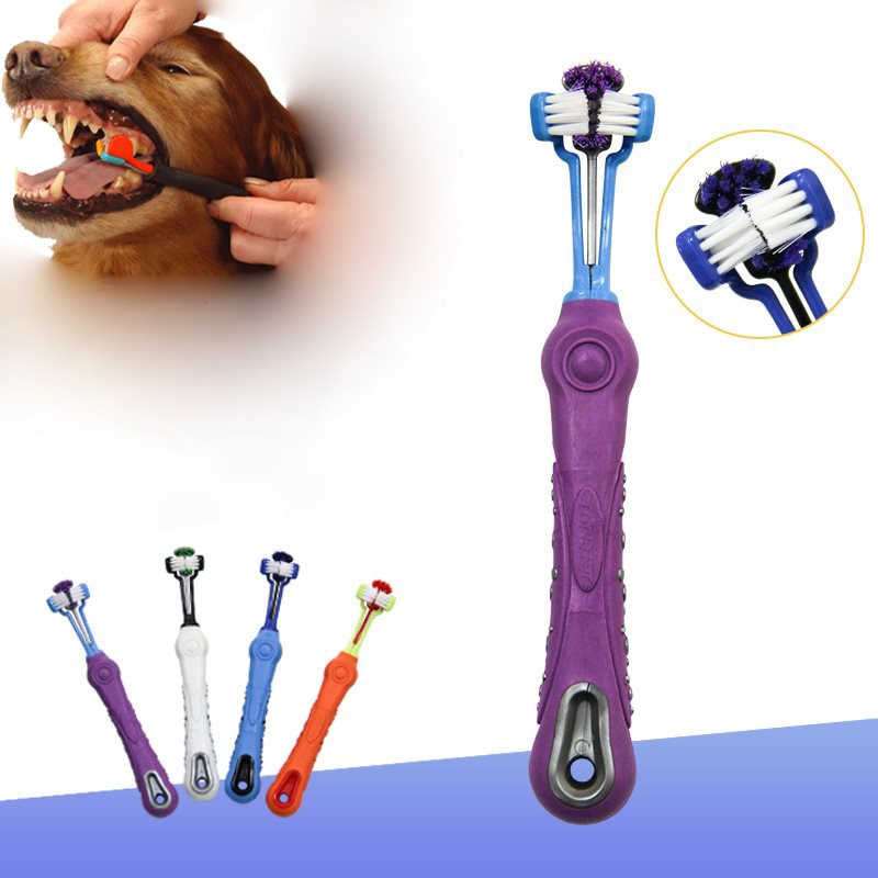 Pet Dog Toothbrush Multi-angle Cleaning