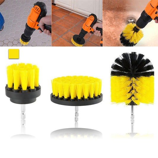 3pcs/set Drill Power Scrub Clean Brush