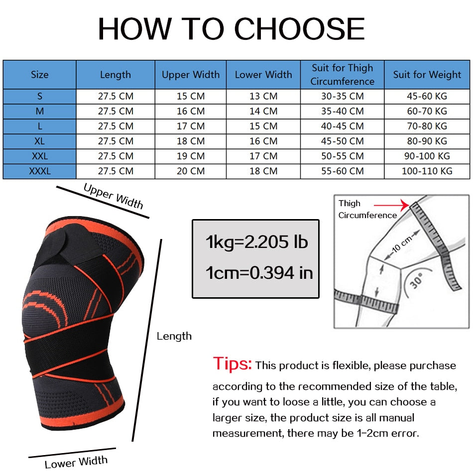 Elastic Knee Pads Support