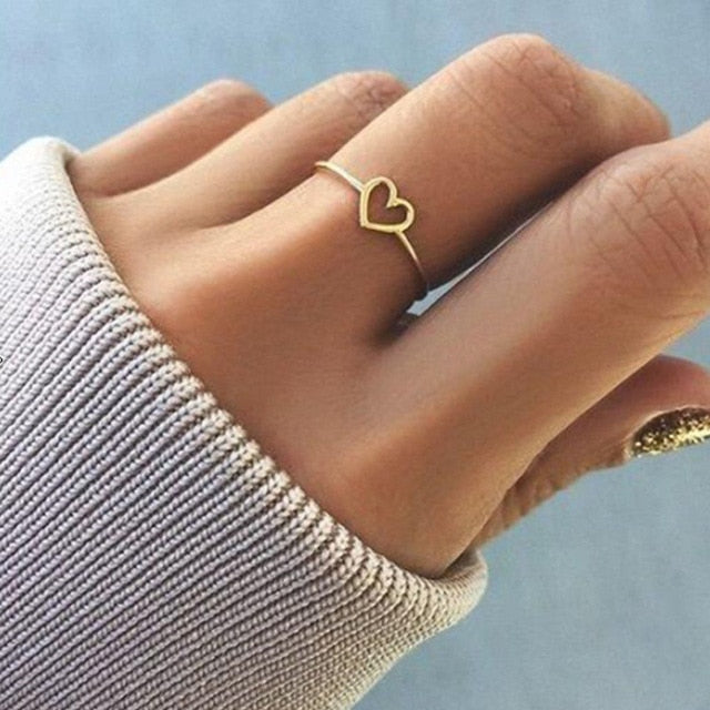 Rose Gold Color Twist Ring