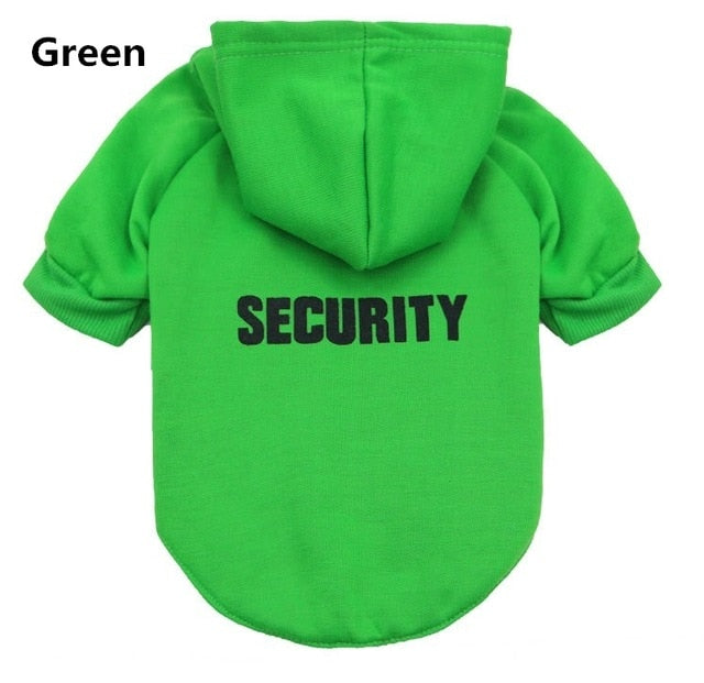 Security Pet Cat Coats Jacket Hoodies