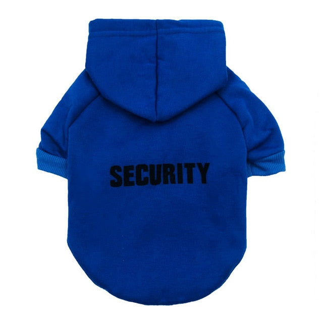 Security Pet Cat Coats Jacket Hoodies