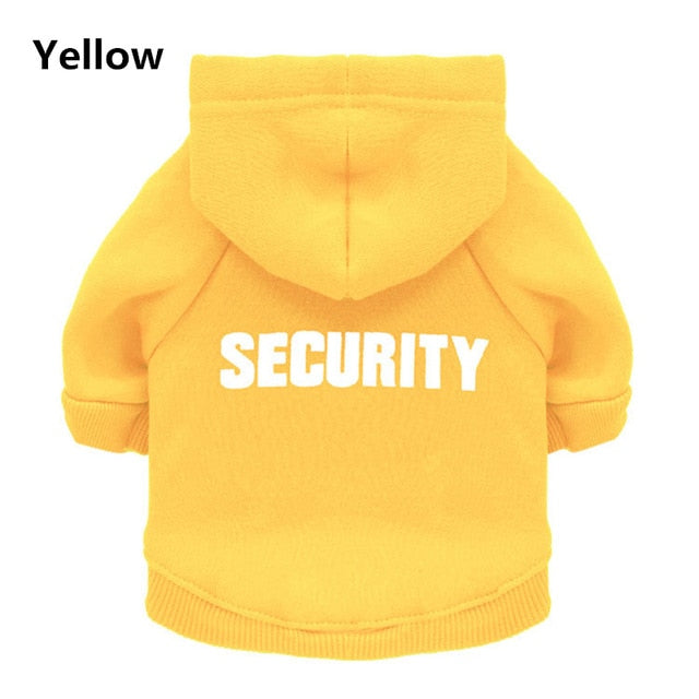 Security Pet Cat Coats Jacket Hoodies