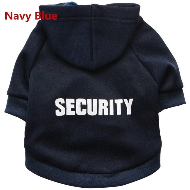 Security Pet Cat Coats Jacket Hoodies