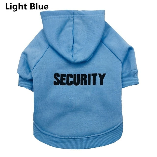 Security Pet Cat Coats Jacket Hoodies