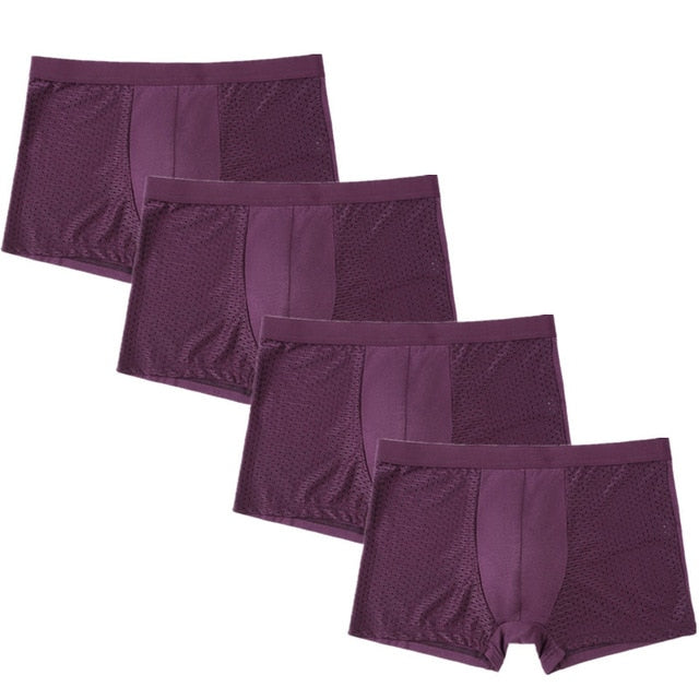 4pcs Men's underwear boxers