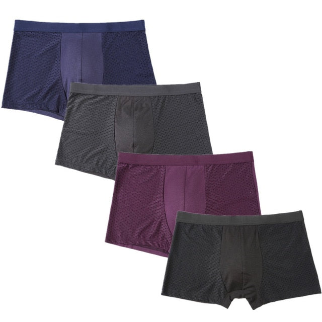 4pcs Men's underwear boxers