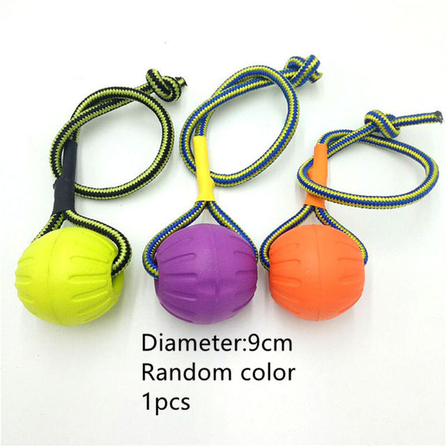 New Dog Toys Ball with Rope/Flying Discs/Chew Toy Ring