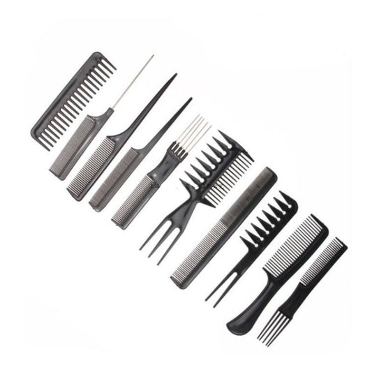 10pcs/Set Professional Hair Combs