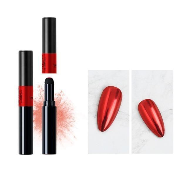 ChromeStick - Nail Art Mirror Effect Air Cushion Powder Pen