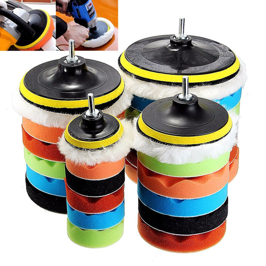 Buffing Sponge Polishing Pad Hand Tool Kit For Car Polisher