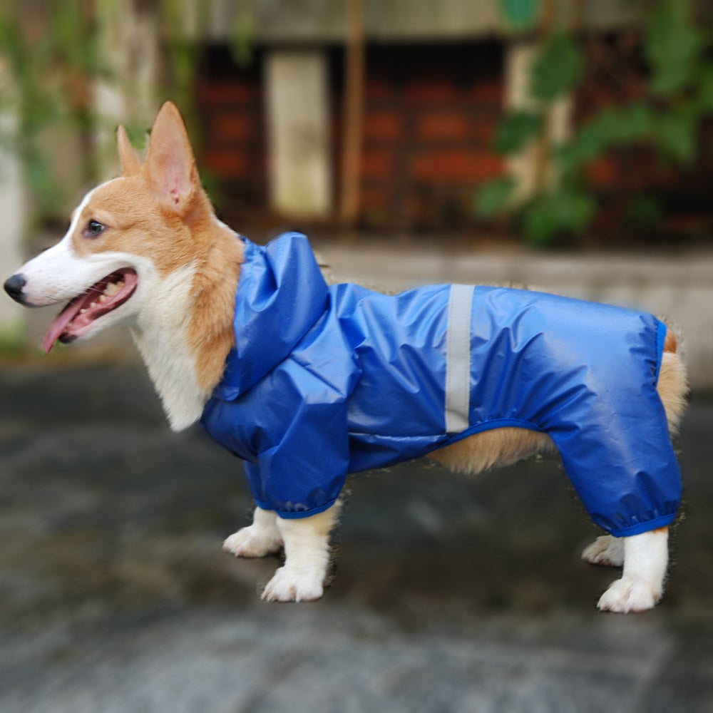 Dog Waterproof Raincoat Jumpsuit