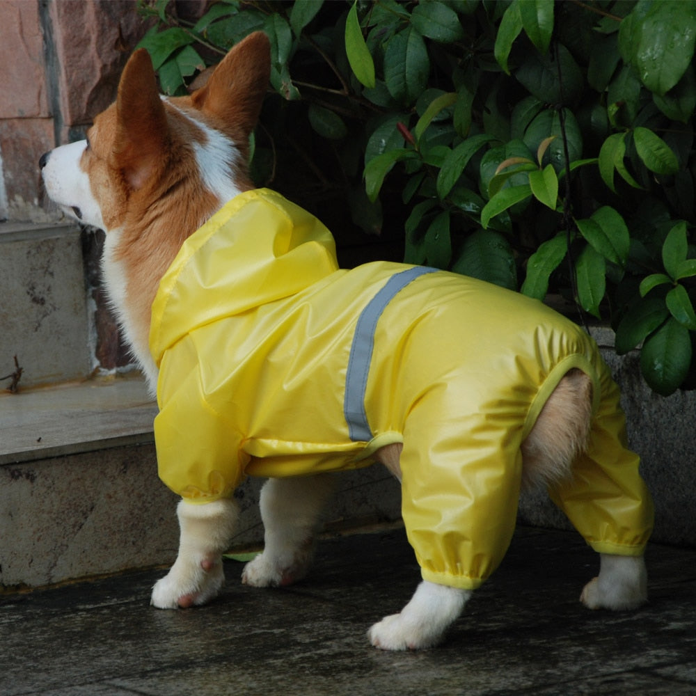 Dog Waterproof Raincoat Jumpsuit