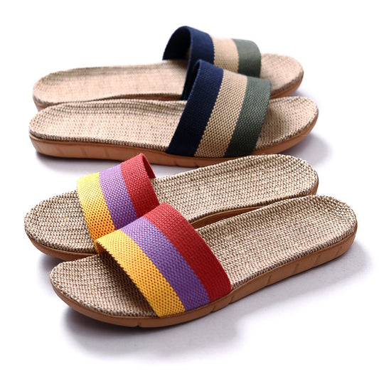 Summer Flax Slippers