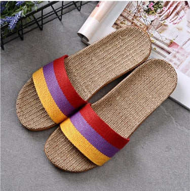 Summer Flax Slippers