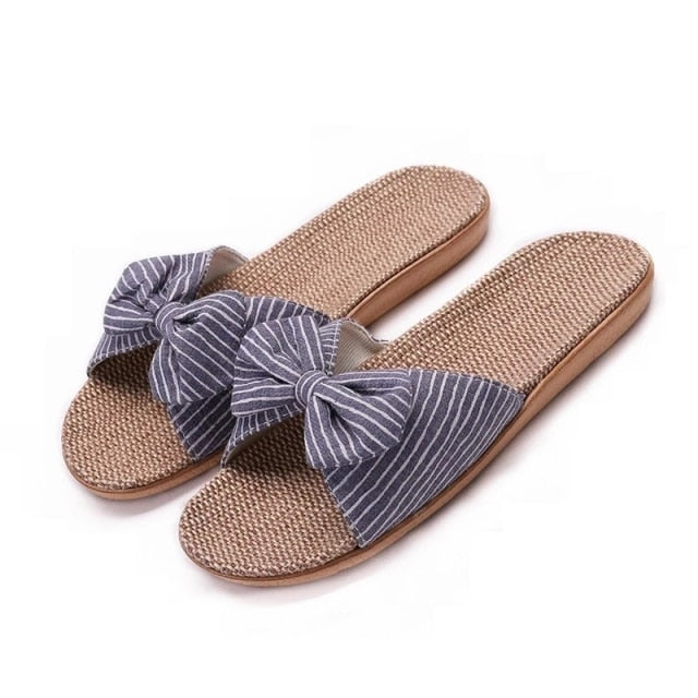 Summer Flax Slippers