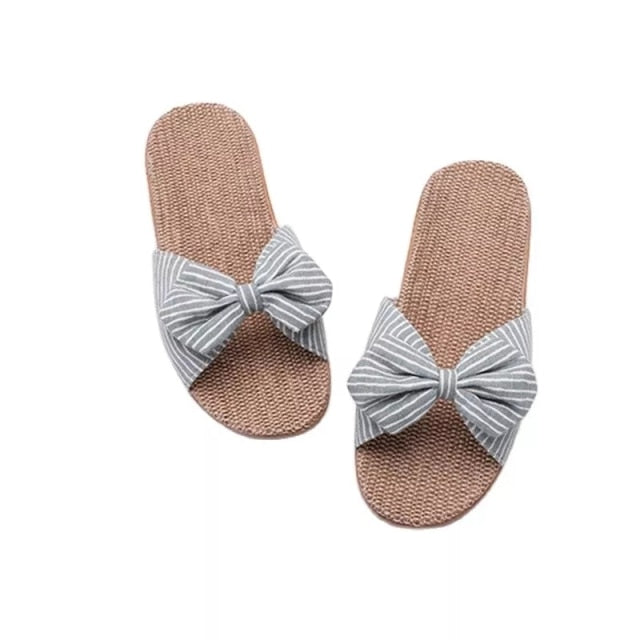 Summer Flax Slippers