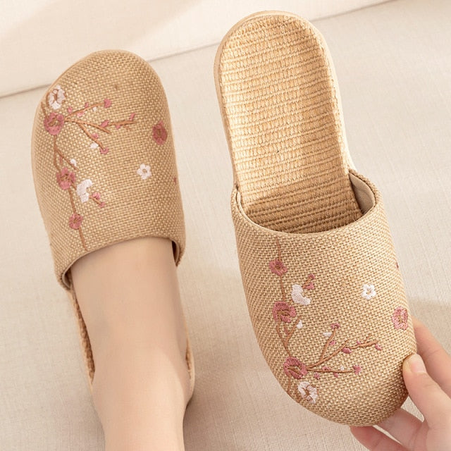 Summer Flax Slippers