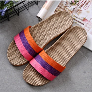 Summer Flax Slippers