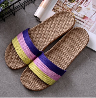 Summer Flax Slippers