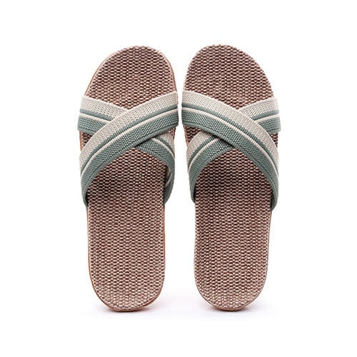 Summer Flax Slippers