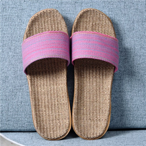 Summer Flax Slippers