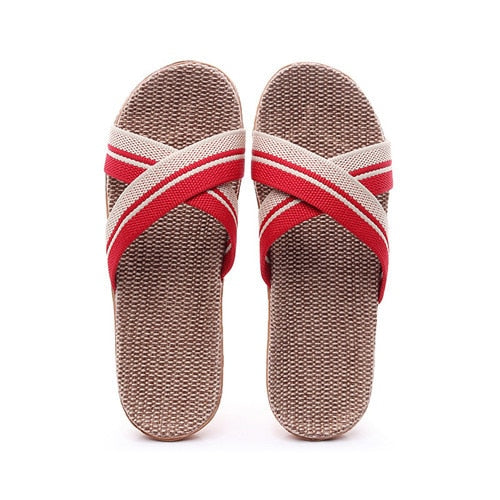 Summer Flax Slippers