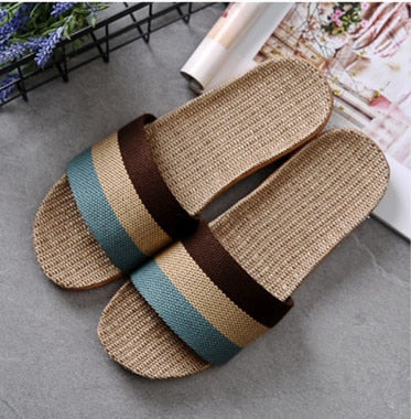 Summer Flax Slippers