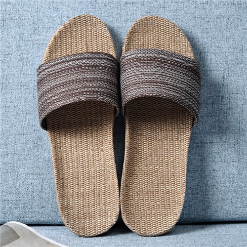 Summer Flax Slippers