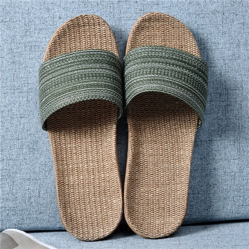 Summer Flax Slippers