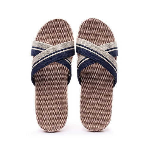 Summer Flax Slippers