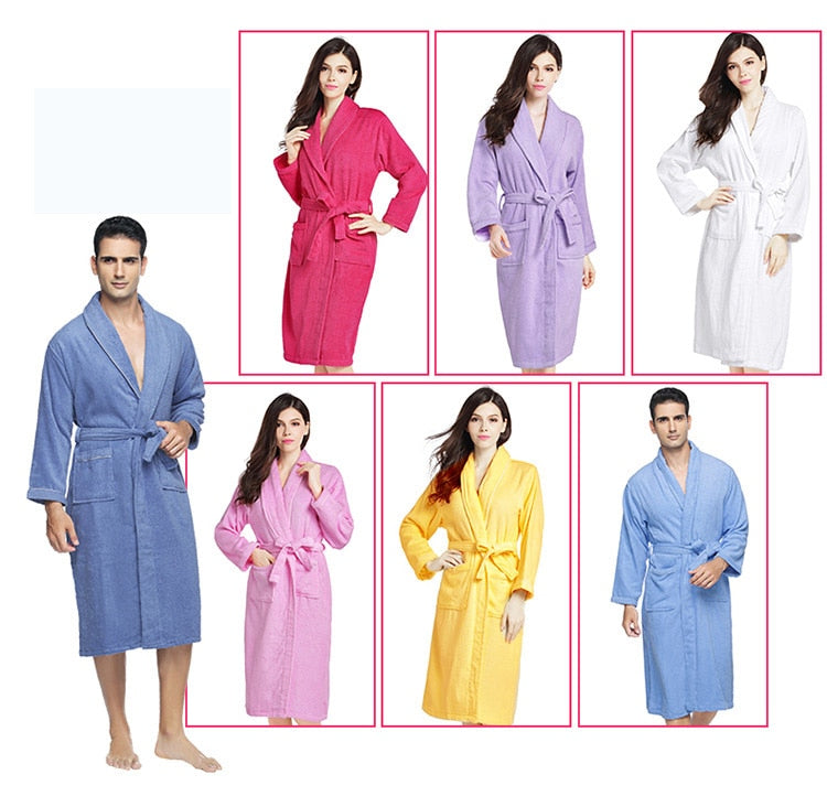 100% Cotton Toweling Robe Unisex