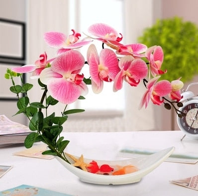 Butterfly Orchid Artificial Flowers Set